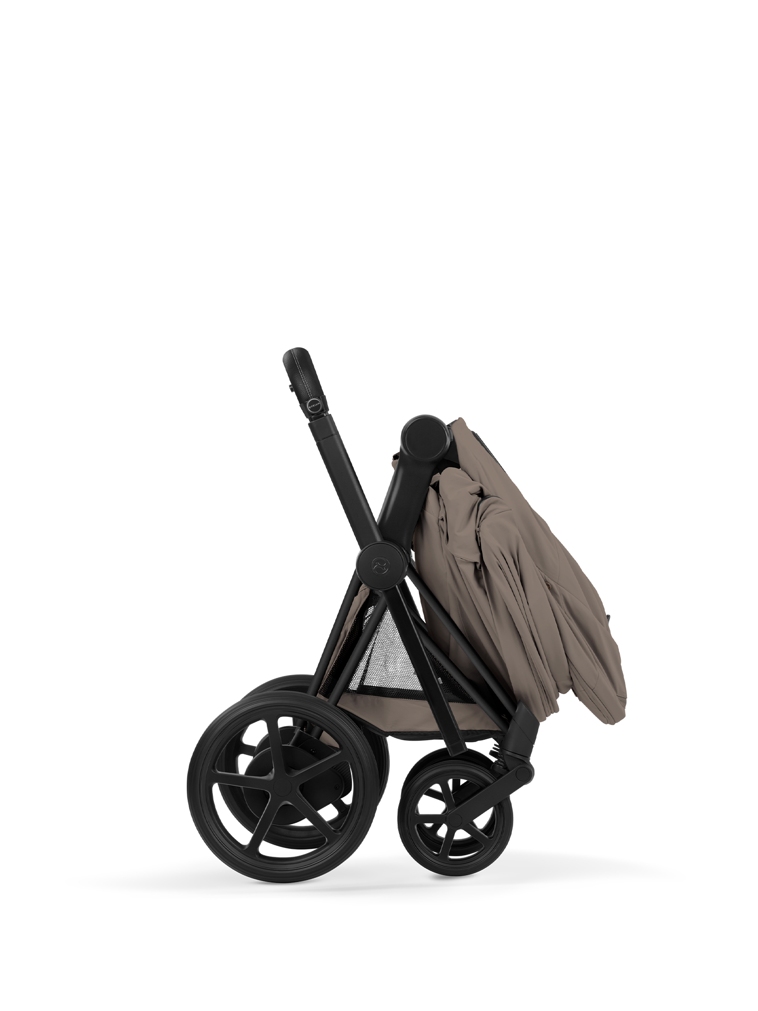 Cybex e-Priam inkl brettbar liggedel - Matt Black/Coconut Brown